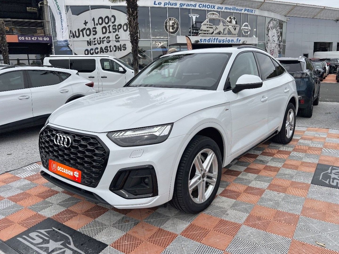 AUDI Q5 SPORTBACK - 40 TDI 204 QUATTRO S-TRONIC S LINE EXT GPS CAMÉRA JA 19" BLACK PACK (2023)