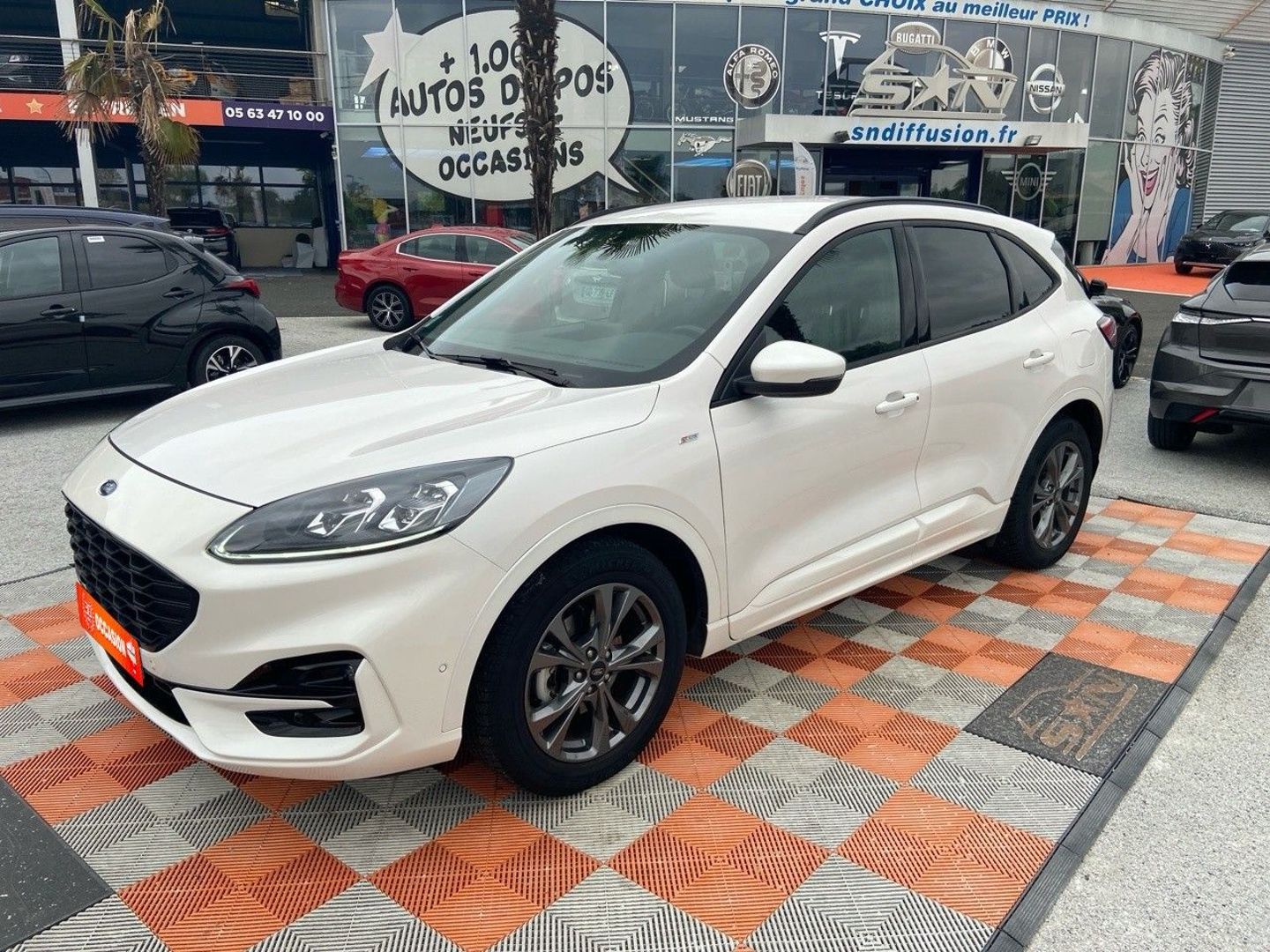 FORD KUGA - 2.5 DURATEC 190 FHEV ECVT ST LINE X GPS HAYON ALCANTARA 1°MAIN (2022)