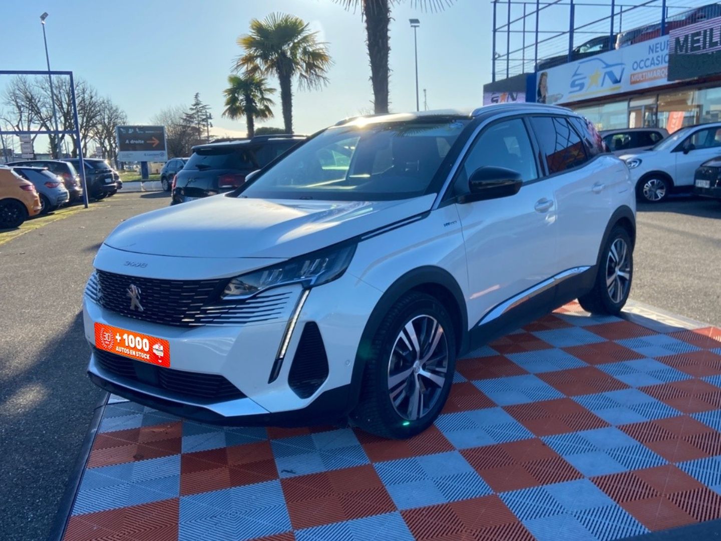 PEUGEOT 3008 - NEW HYBRID 225 E-EAT8 ALLURE PACK HAYON CHARGEUR 7.4KW 1°MAIN (2021)