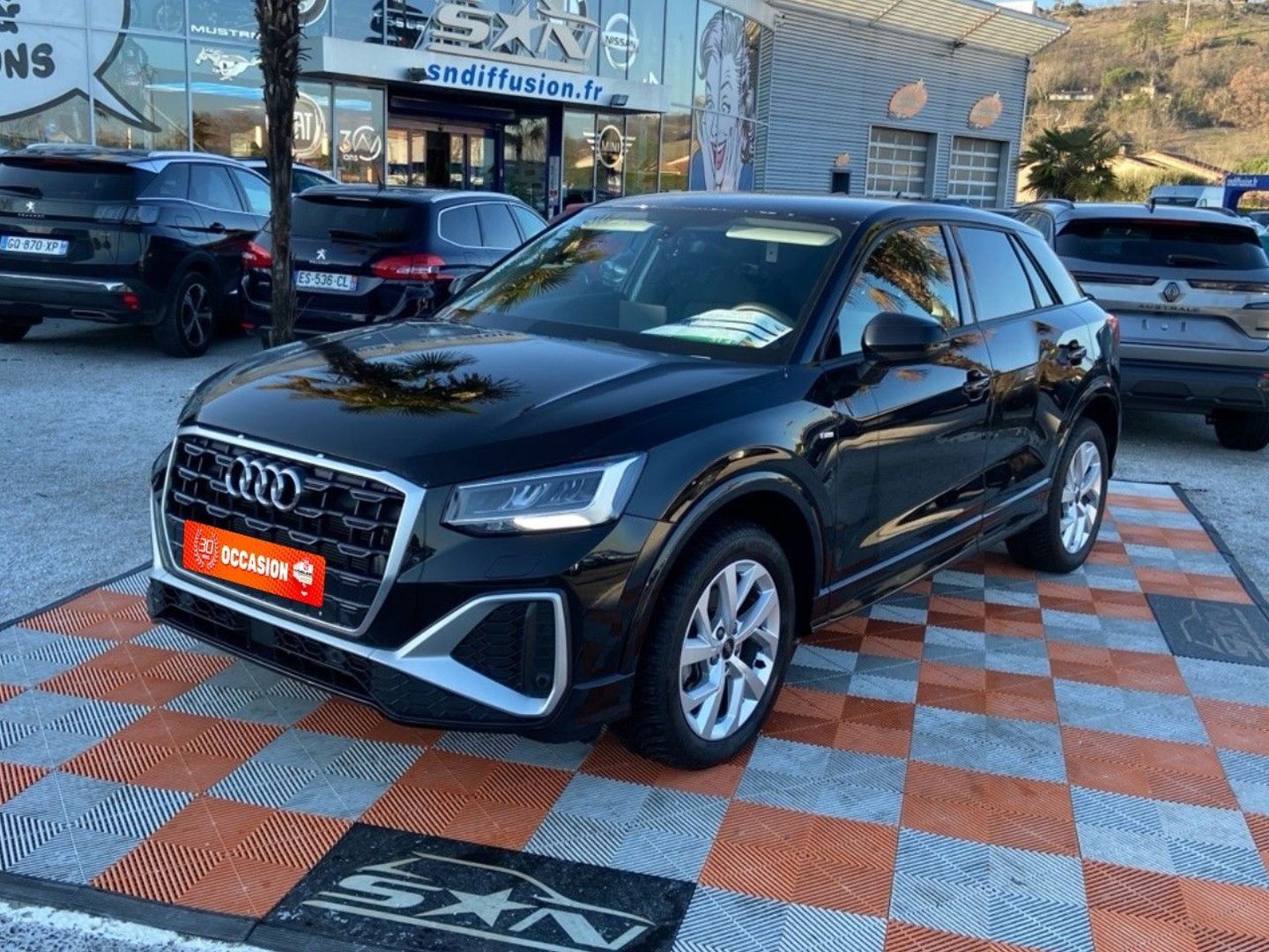 AUDI Q2 35 TFSI 150 S-TRONIC S-LINE Ext GPS Caméra Hayon Keyless