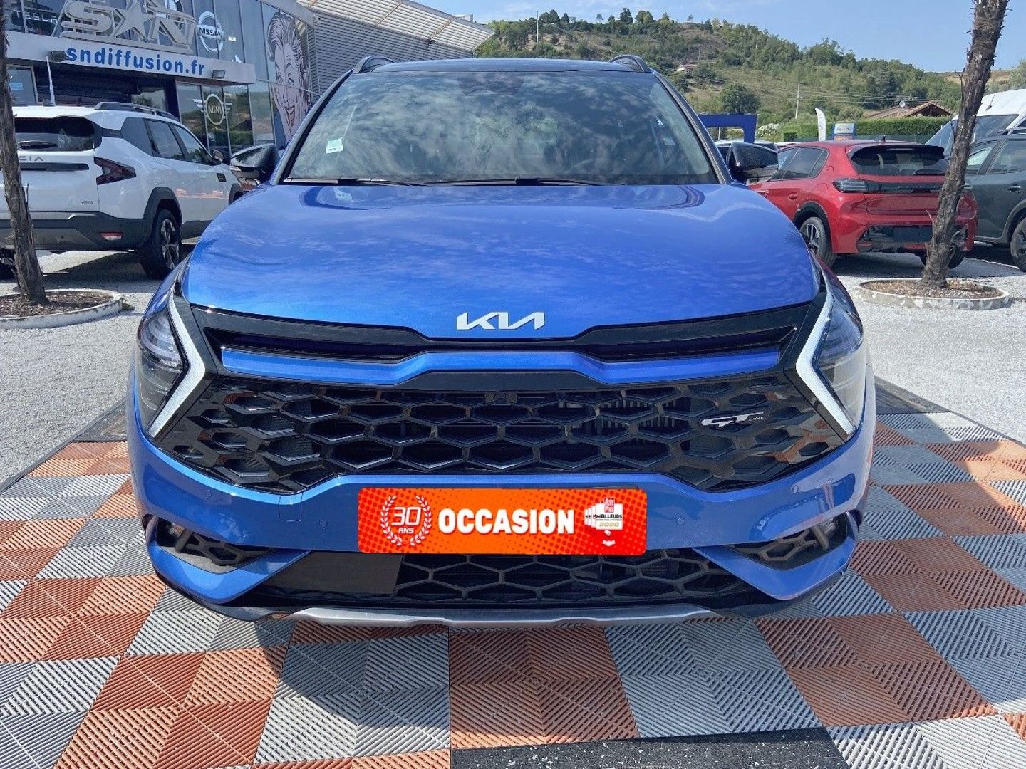 KIA SPORTAGE - 1.6 T-GDI HEV 230 BVA6 GT LINE PREMIUM CUIR Toit Caméra 360° 1°Main