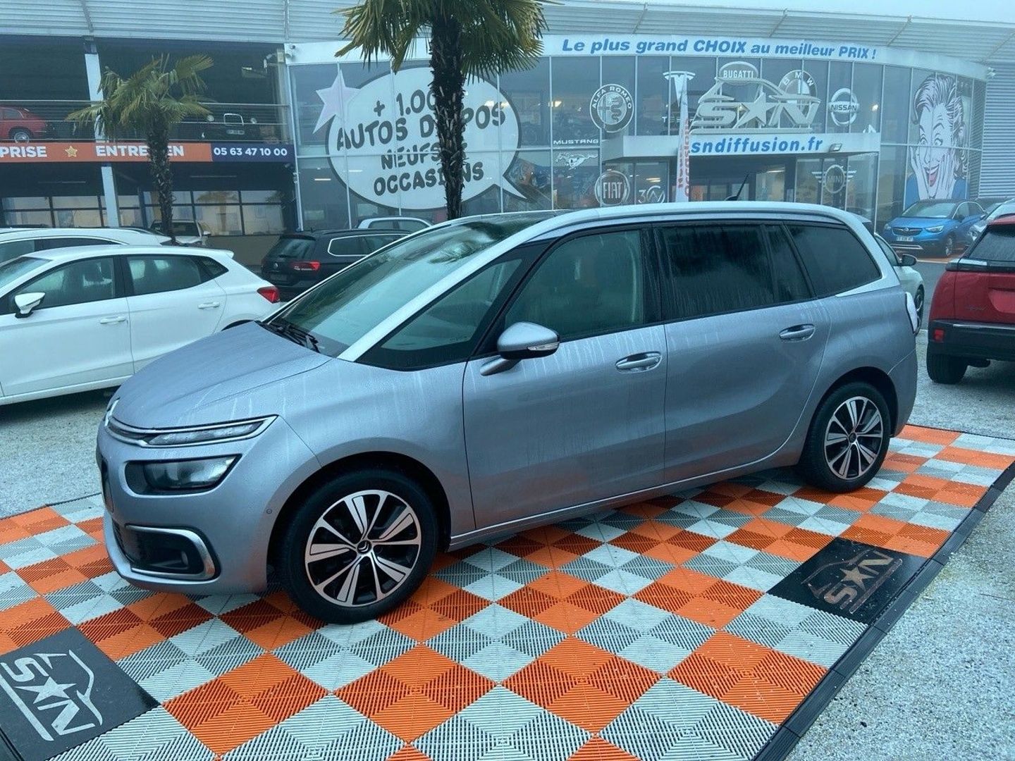 CITROEN GRAND C4 SPACETOURER - BLUEHDI 130 BV6 SHINE TOIT PANO 7PL (2019)