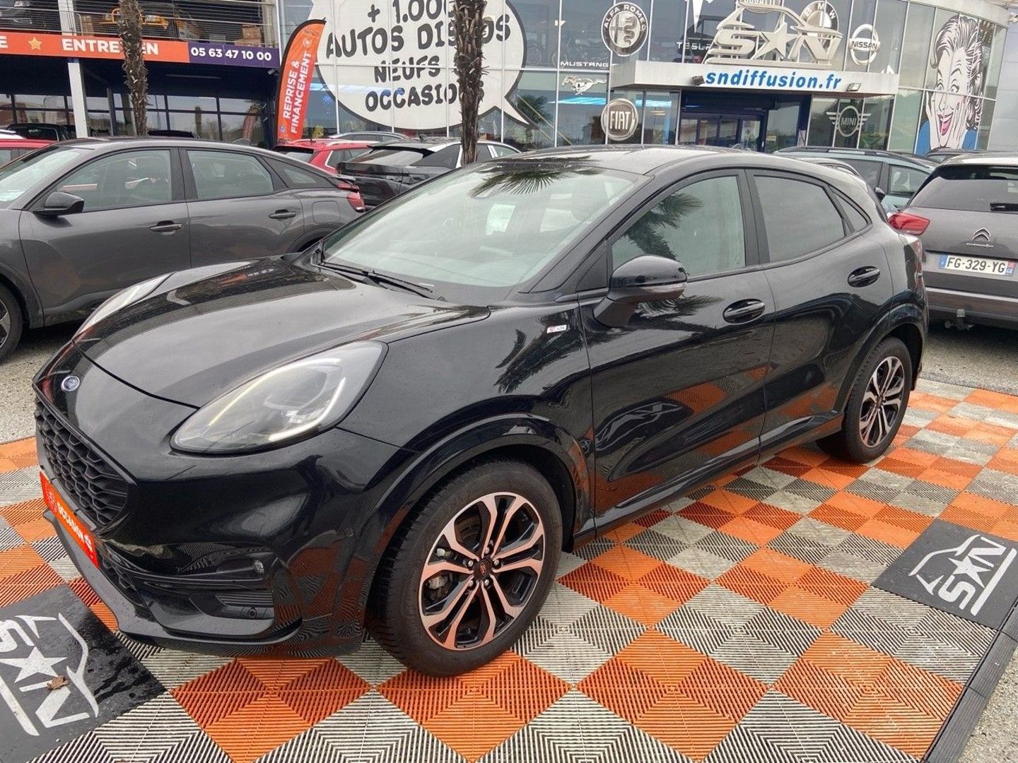 FORD PUMA - 1.0 ECOBOOST 155 MHEV POWERSHIFT ST LINE GPS CAMÉRA HAYON JA 17" (2023)