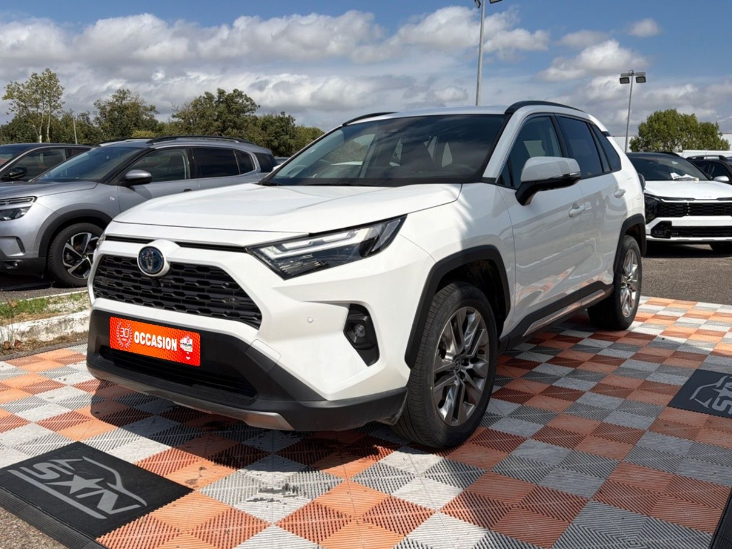 TOYOTA RAV 4 - 2.5 HYBRIDE 218 BVA LOUNGE CUIR GPS 1°MAIN (2025)
