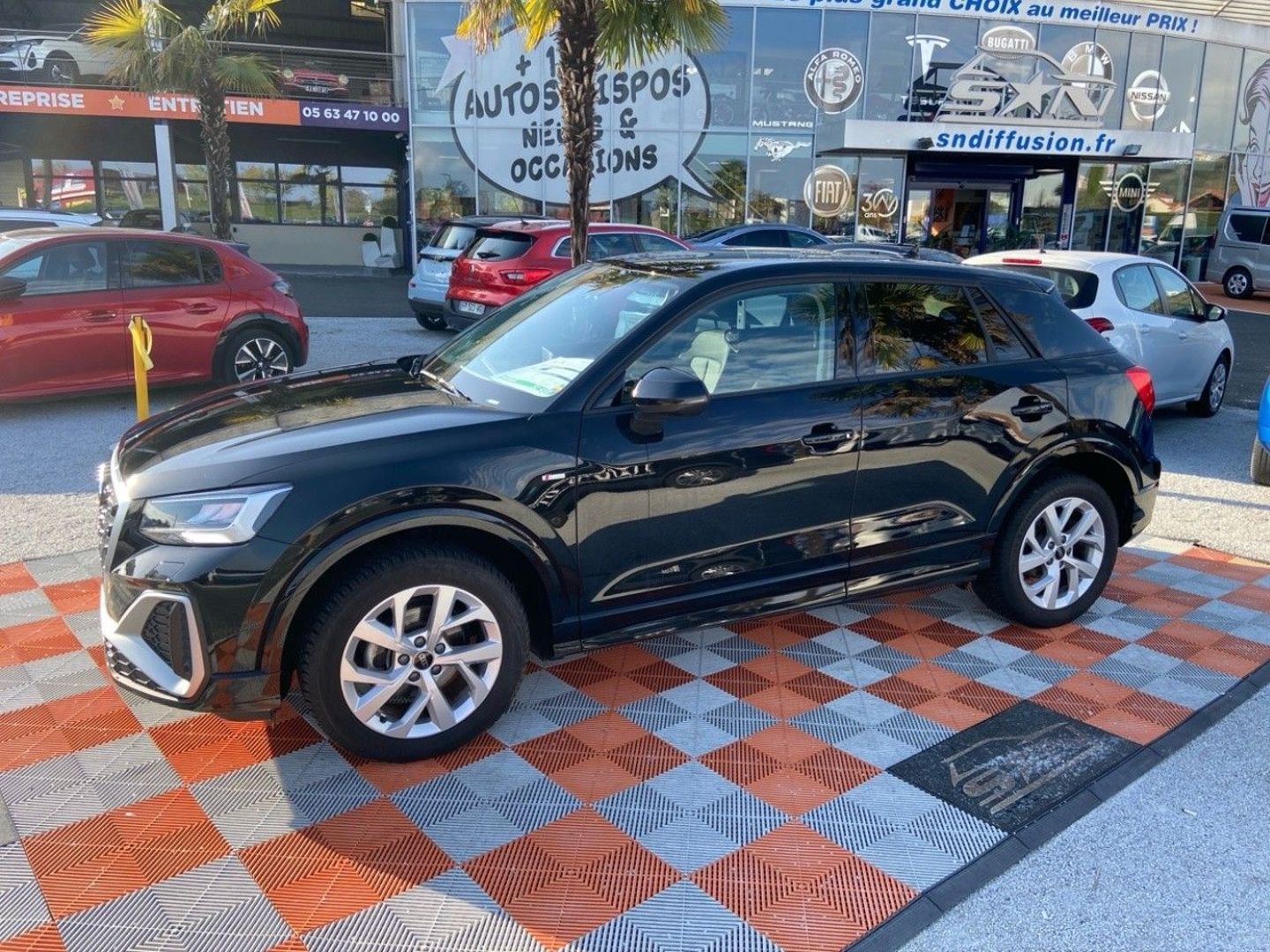 AUDI Q2 35 TFSI 150 S-TRONIC S-LINE Ext GPS Caméra Hayon Keyless