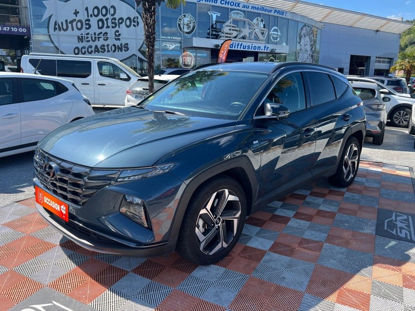 HYUNDAI TUCSON - 1.6 CRDI 136 HYBRID 48V BVA EXECUTIVE EXPORT CUIR GPS FULL LED CAMÉRA 360° (2024)