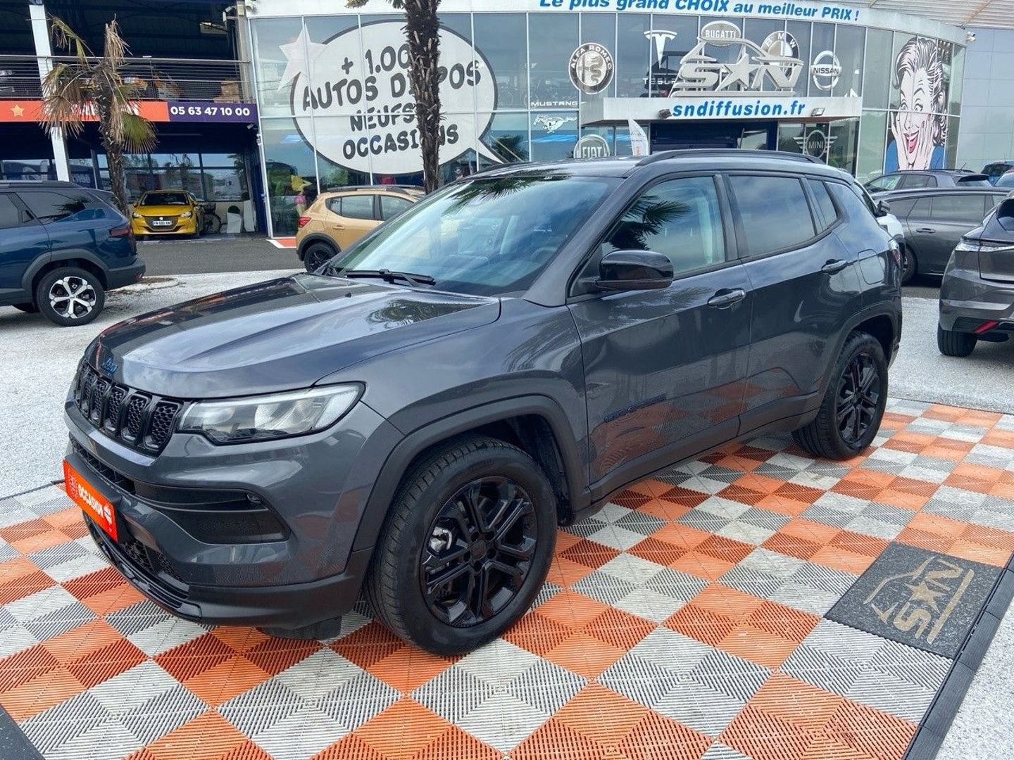 JEEP COMPASS - 1.3 PHEV T4 190 4XE EAWD NIGHT EAGLE AT6 PACK BUSINESS GPS CAMÉRA (2023)