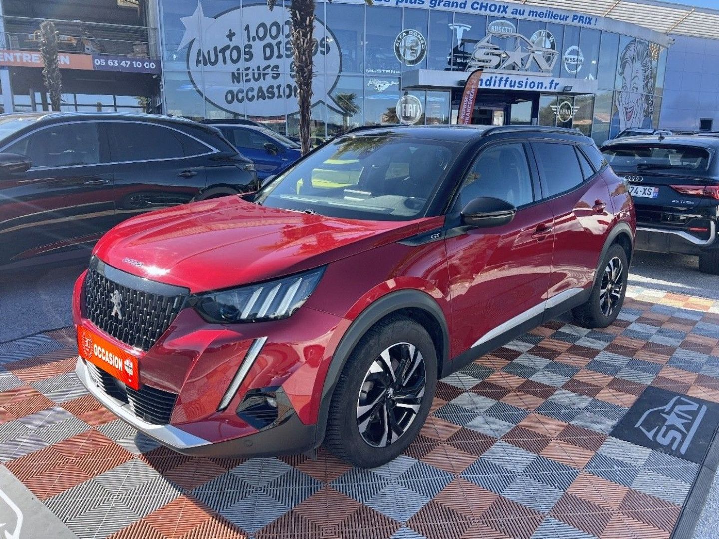 PEUGEOT 2008 - BLUEHDI 130 EAT8 GT TOIT OUVRANT GPS GRIP CAMÉRA (2021)