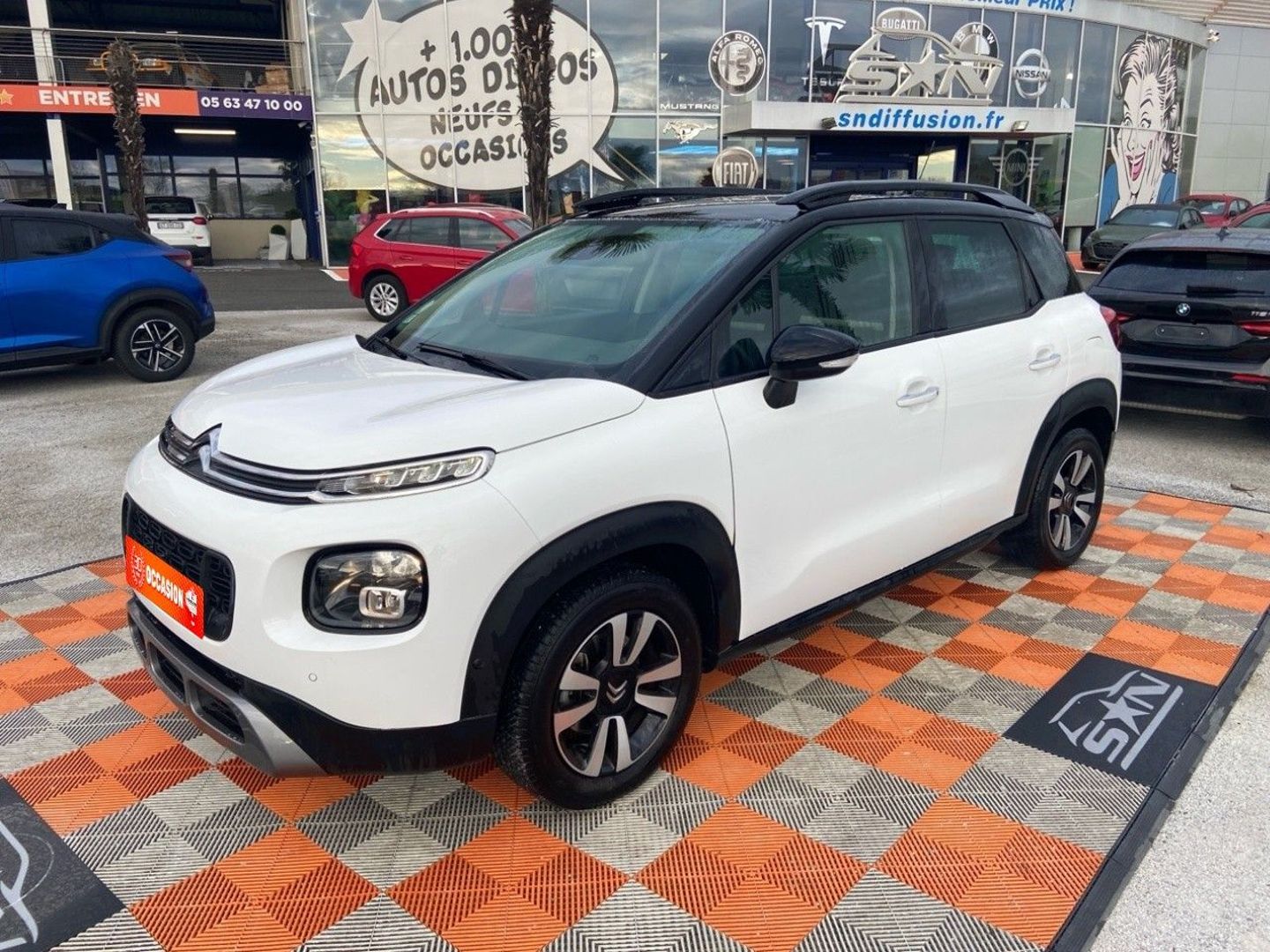 CITROEN C3 AIRCROSS - 1.2 PURETECH 110 EAT6 SHINE PARK ASSIST CAMÉRA TOIT NOIR (2018)