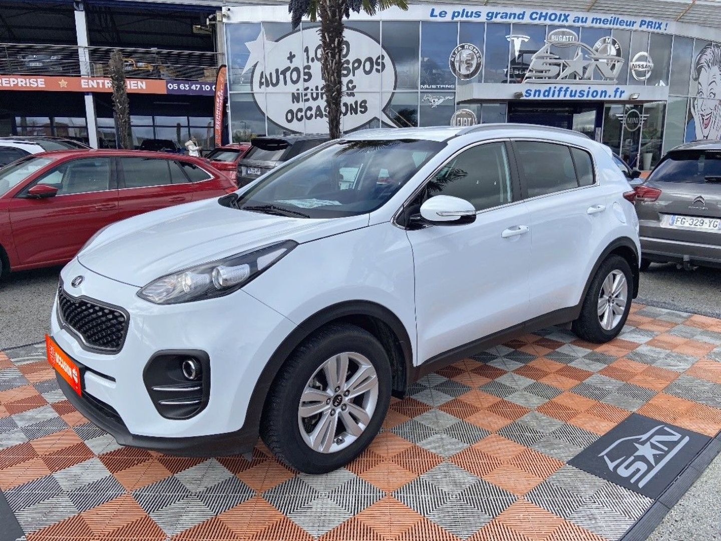 KIA SPORTAGE - 1.7 CRDI 115 BV6 PACK NAVI 1 ÈRE MAIN (2017)