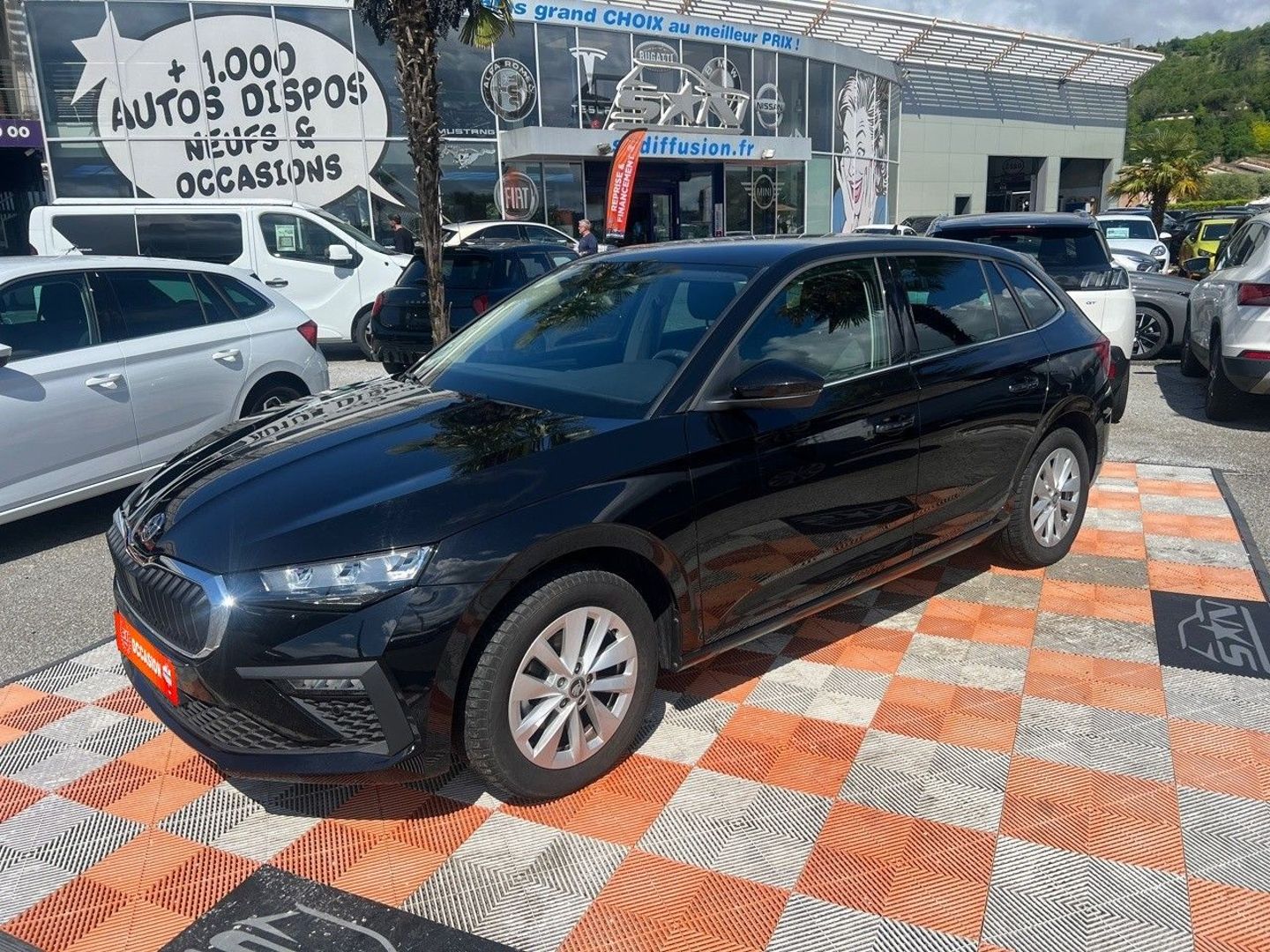 SKODA SCALA 1.0 TSI 116 DSG7 SELECTION Caméra Radars Cockpit JA 16"