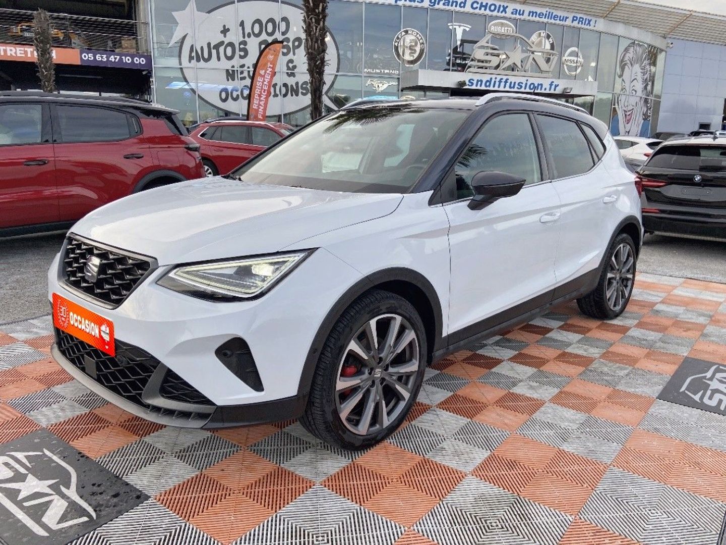 SEAT ARONA - TSI 115 BV6 FR GPS JA 18" Caméra Full LEDS Cokpit