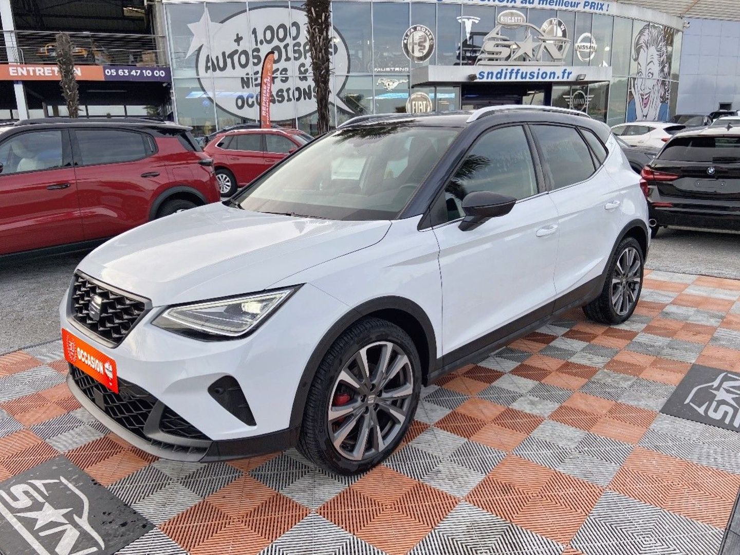 SEAT ARONA TSI 115 BV6 FR GPS JA 18" Caméra Full LEDS Cokpit