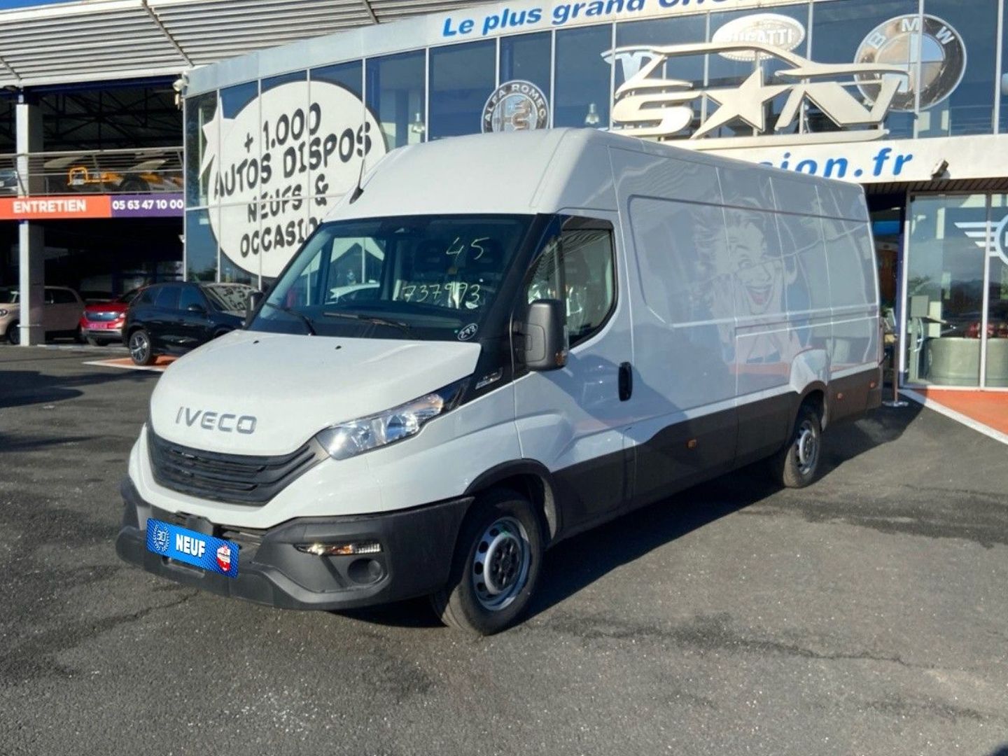 IVECO DAILY 35S FOURGON 35S18 3.0 16m3 H2 180 HI MATIC BVA Clim Caméra Regul 37075HT
