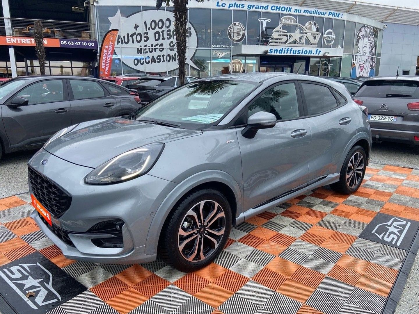 FORD PUMA - 1.0 ECOBOOST 155 MHEV POWERSHIFT ST LINE GPS Caméra Hayon JA 17"