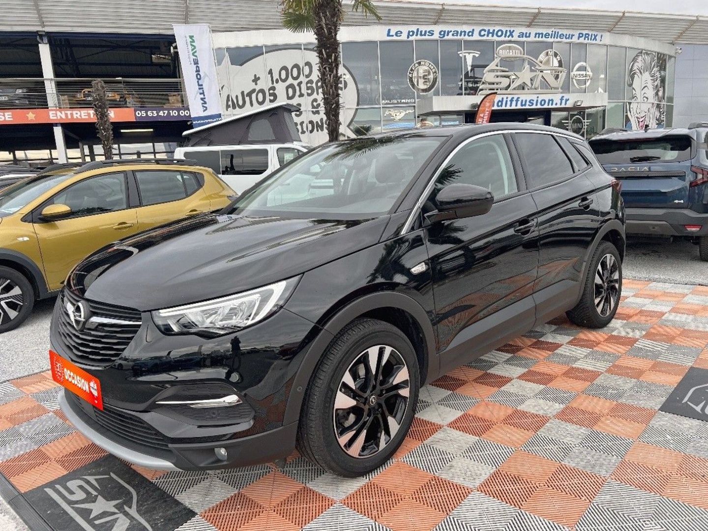 OPEL GRANDLAND X - 1.5 D 130 AUTO ELEGANCE GPS HAYON CAMÉRA TOIT PANO (2021)